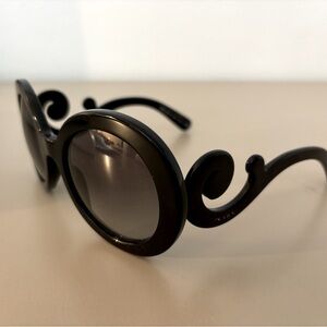 Prada Black Baroque Sunglasses